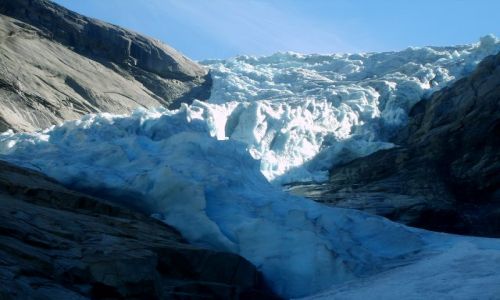 Zdjęcie NORWEGIA / Jostedalsbreen Nasjonalpark / brak / Jęzor lodowcowy2