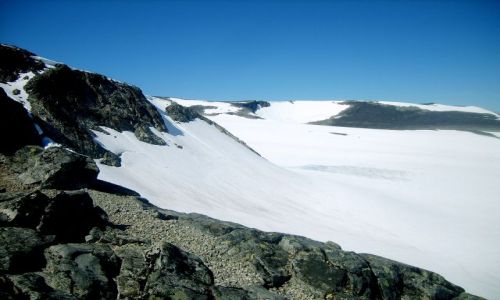 Zdjęcie NORWEGIA / Jotunheimen / w drodze na Goldhoppigen / lodowiec