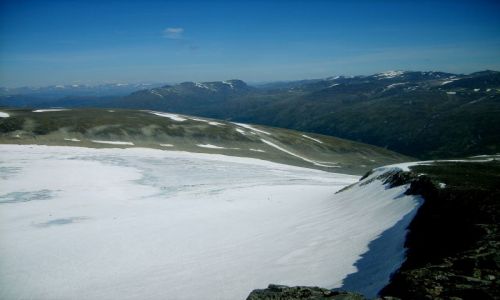 Zdjęcie NORWEGIA / Jotunheimen / w drodze na Goldhoppigen / lodowiec2