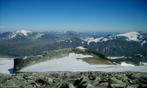 Zdjęcie NORWEGIA / Jotunheimen / Goldhoppigen / Widoki ze szczytu