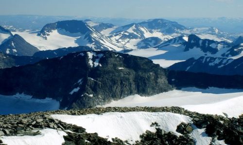Zdjęcie NORWEGIA / Jotunheimen / Goldhoppigen / Widoki ze szczytu