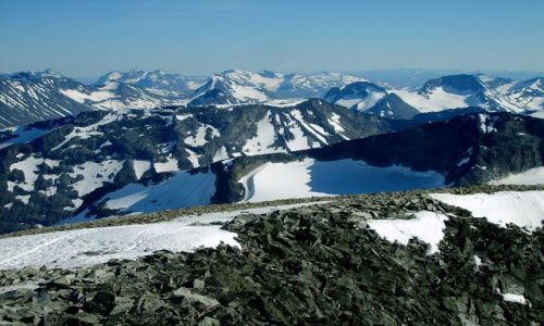 Zdjęcie NORWEGIA / Jotunheimen / Goldhoppigen / Widoki ze szczytu