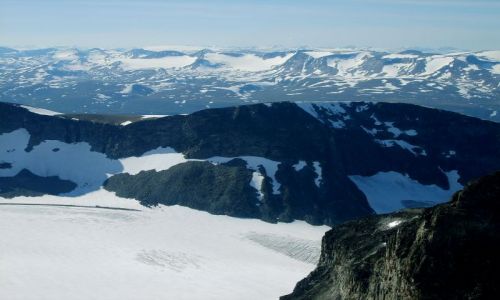 Zdjęcie NORWEGIA / Jotunheimen / Goldhoppigen / Widoki ze szczytu