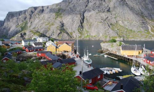 Zdjcie NORWEGIA / Lofoty / Nusfjord / Nusfjord - przeurocza wioska rybacka na Lofotach