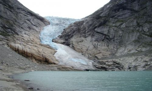 Zdjęcie NORWEGIA / Sogn og Fjordane / Jostedalsbreen National Park / Briksdalsbreen
