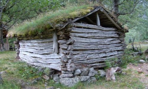 Zdjecie NORWEGIA / Sogn og Fjordane / Jostedalsbreen National Park / chatka