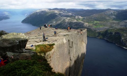 Zdjecie NORWEGIA / Stavanger / Preikestolen  / Preikestolen 