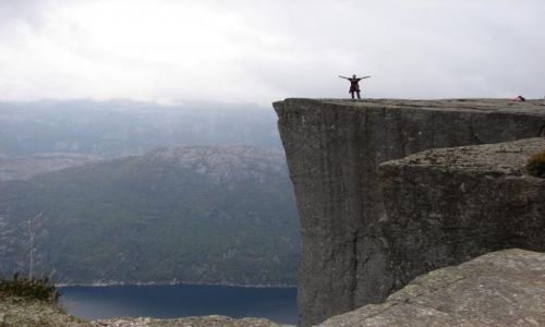 Zdjecie NORWEGIA / brak / praikestolen / praikestolen