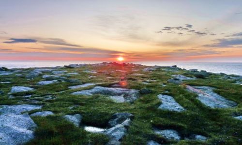 NORWEGIA / Finmark / Nordkapp island / Knivskjellodden