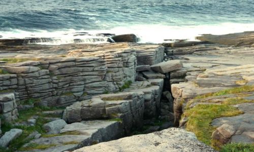 NORWEGIA / Finmark / nordkapp komune / km od celu, zatoka na Nordkapp