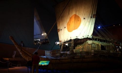NORWEGIA / Oslo / Bygdoy / Papirusowa d Ra II Thora Heyerdala