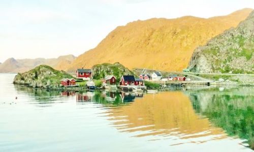 NORWEGIA / Nordkapp / Finmark / Na Norkapie