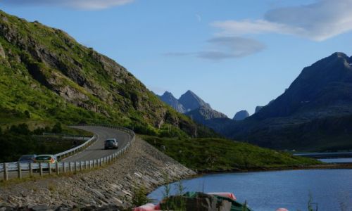 Zdjecie NORWEGIA / Nordland / Lofoty,droga E-10 / Lofoty
