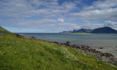 Zdjecie NORWEGIA / Nordland / Lofoty / sonecznie...