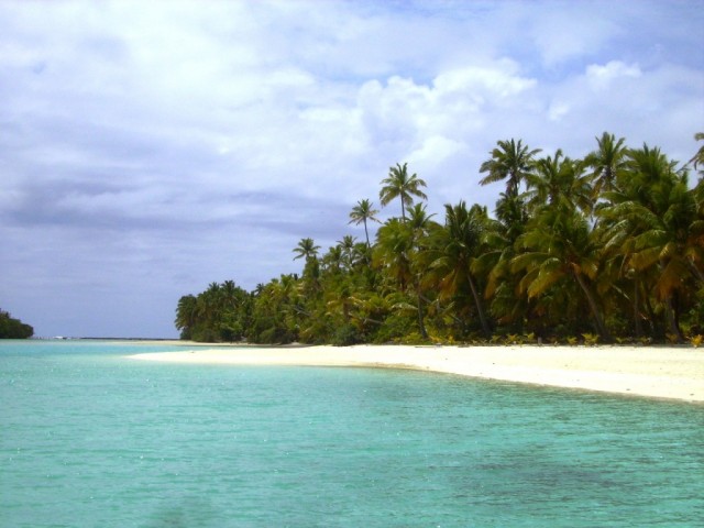 Zdj cia: atol Aitutaki, Wyspy Cooka, bezludne wysepki - motu, NOWA ZELANDIA