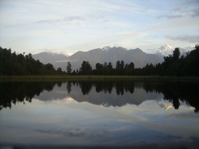 Zdjęcia: Lake Matheson, Wyspa Południowa, jezioro Matheson, NOWA ZELANDIA Zdjęcia: Lake Matheson, Wyspa Południowa, jezioro Matheson, NOWA ZELANDIA