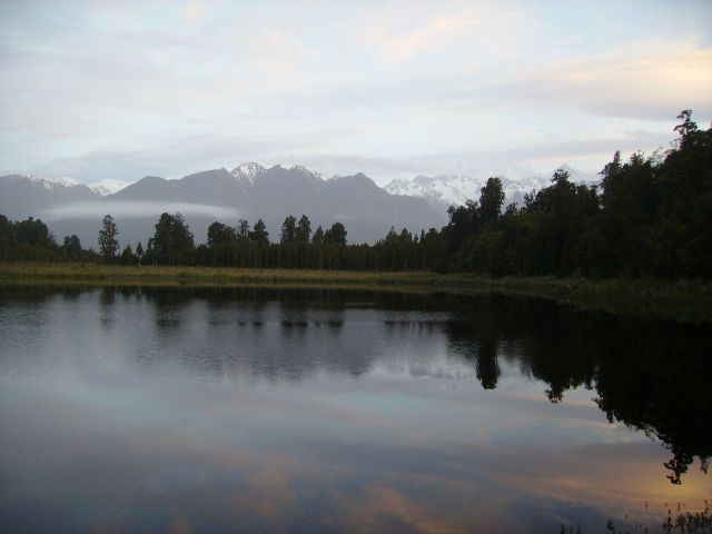 Zdjęcia: Lake Matheson, Wyspa Południowa, jezioro, NOWA ZELANDIA Zdjęcia: Lake Matheson, Wyspa Południowa, jezioro, NOWA ZELANDIA