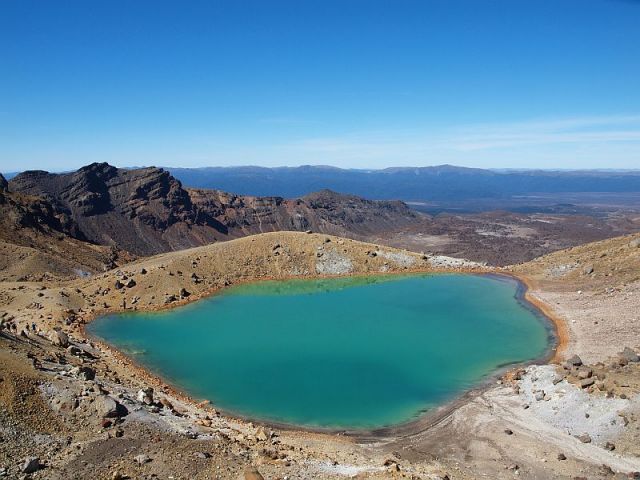Zdjęcia: Tongariro National Park, Central Plateau, Emerald Lake, NOWA ZELANDIA Zdjęcia: Tongariro National Park, Central Plateau, Emerald Lake, NOWA ZELANDIA