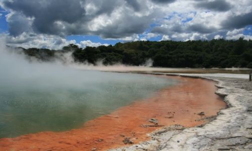 Zdjecie NOWA ZELANDIA / north island / Wai o Tapu / champagnepool