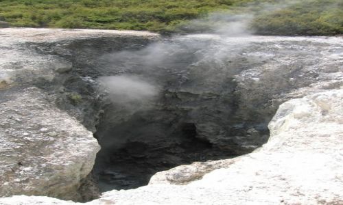 Zdjcie NOWA ZELANDIA / Rotorua / park gejzerow / Goraco..
