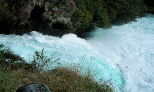 Zdjecie NOWA ZELANDIA / Pn. wyspa / Lake Taupo-miasto / Wodospad Huka..
