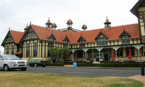 Zdjecie NOWA ZELANDIA / Pn. wyspa / Rotorua / Sanatorium w Rotorua..