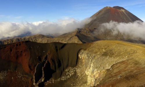 Zdjecie NOWA ZELANDIA / Narodowy Park Tongariro / Tongariro Crossing / Nasza niespokojna Ziemia...