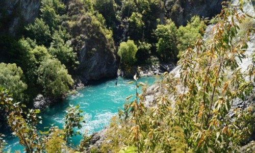 Zdjęcie NOWA ZELANDIA / Wyspa Południowa / most Kawarau / Skok na bungee