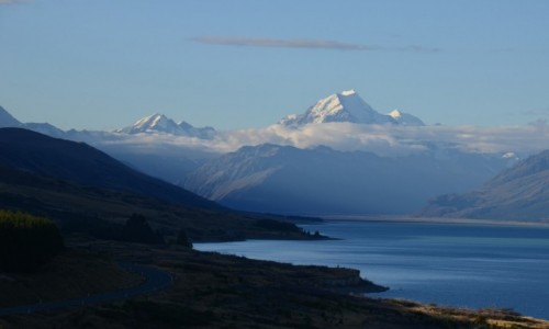 Zdjecie NOWA ZELANDIA / Aoraki NP / Pukaki Lake / Mt. Cook