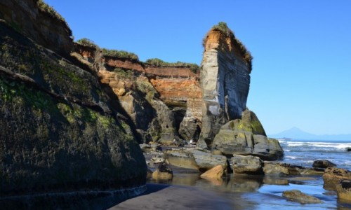 Zdjecie NOWA ZELANDIA / North Island / Tongaporutu / W gocinie u 