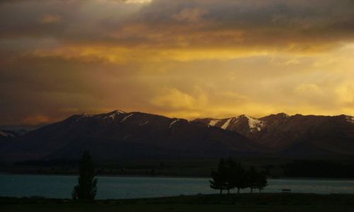Zdj�cie NOWA ZELANDIA / Wyspa Po�udniowa / Lake Tekapo / jezioro Tekapo