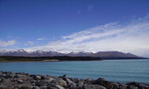 Zdjęcie NOWA ZELANDIA / Wyspa Południowa / Lake Pukaki / jezioro