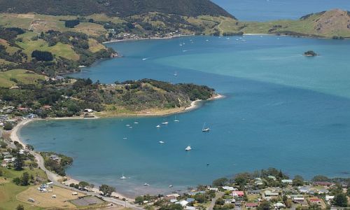 Zdjęcie NOWA ZELANDIA / Far North, Northland / Bream Bay, Northland / widok na  Bream Bay