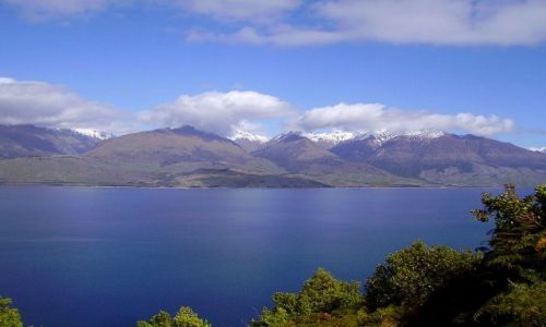 Zdjecie NOWA ZELANDIA / Wyspa Południowa / okolice jez.Wanaka / piękne jezioro Wanaka