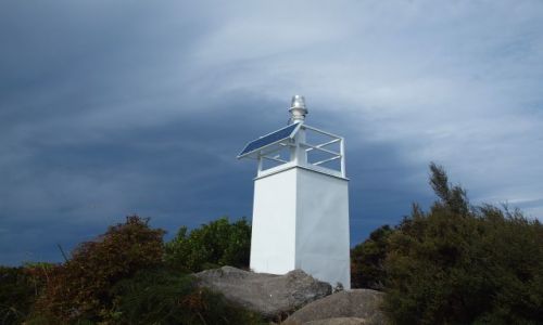 Zdjęcie NOWA ZELANDIA / Stewart Island / Ackers Point Lighthouse / konkurs latarnie morskie