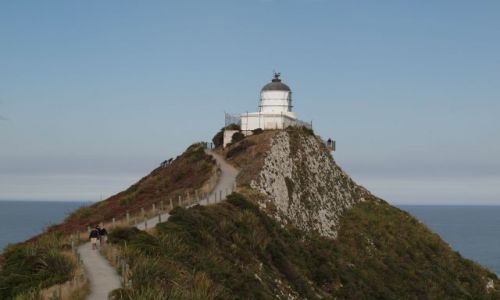 Zdjęcie NOWA ZELANDIA / South Island / Nugget Point Lighthouse / konkurs latarnie morskie