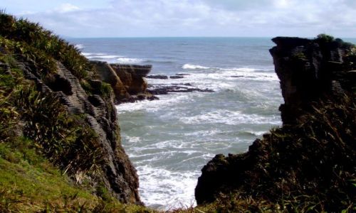 Zdjcie NOWA ZELANDIA / Wyspa Poudniowa / Westland / Pancake Rocks