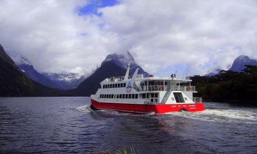 Zdjecie NOWA ZELANDIA / Poudniowa Wyspa / Milford Sound / wypywamy na Milford Sound
