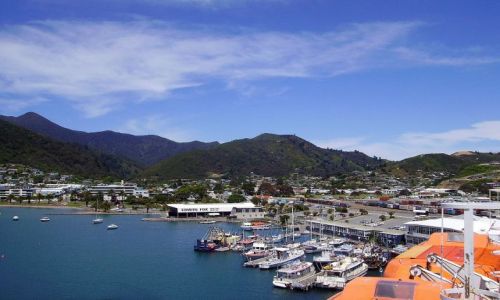 Zdjcie NOWA ZELANDIA / Poudniowa Wyspa / Port w Picton / port w Picton