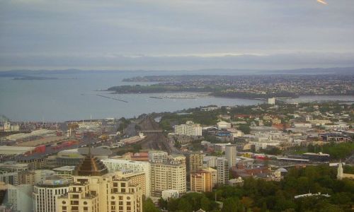 Zdjecie NOWA ZELANDIA / Pnocna Wyspa / Auskland / widok Auckland ze Sky Tower