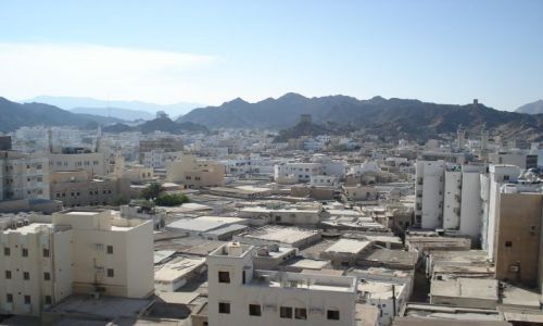 OMAN / Muscat / Muttrah / Panorama Muscatu