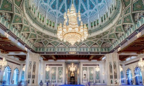 Zdjecie OMAN / Muscat / Muscat / Sultan Qaboos Grand Mosque