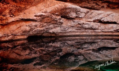 Zdjcie OMAN / Muscat Governorate / Nawiyat Najm Park / Bimmah Sinkhole