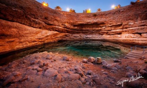 Zdjcie OMAN / Muscat Governorate / Nawiyat Najm Park / Bimmah Sinkhole