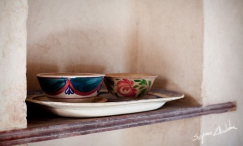 Zdjcie OMAN / - / Nakhal Fort / Porcelana
