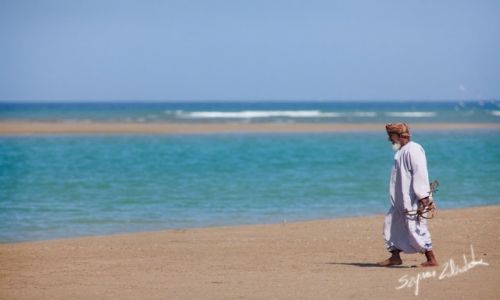 Zdjcie OMAN / Yiti / Yiti Beach / Stary rybak