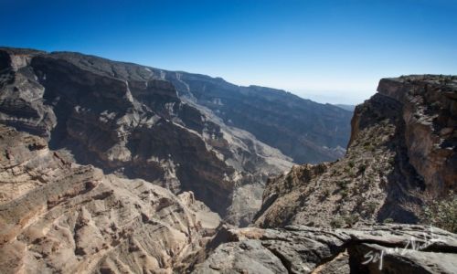 Zdjcie OMAN / Western Hajar / Jabal Shams / Kanion