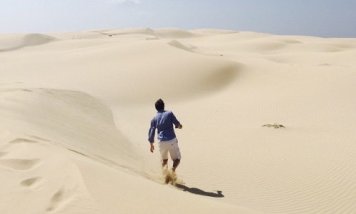 Zdjecie OMAN / Salalah / Pustynia / Id...