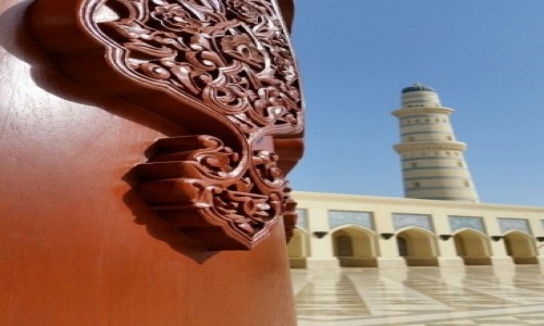 Zdjcie OMAN / Sohar / Sohar / The Sultan Qaboos Mosque, Sohar, Oman