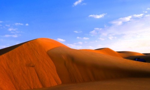 Zdjcie OMAN / Wahiba Sands / Na wydmach / Mj namiocik za wydmami